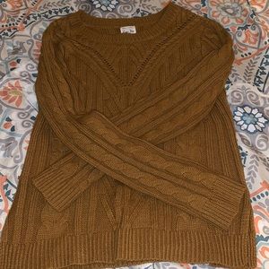 Mustard yellow sweater